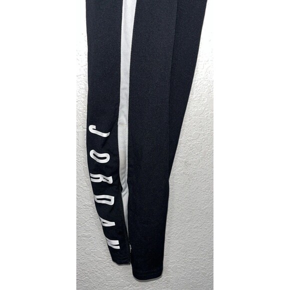 Jodan Dri Fit Athletic Track Pants Men Size 2XL Black/White Stripes - Picture 8 of 13